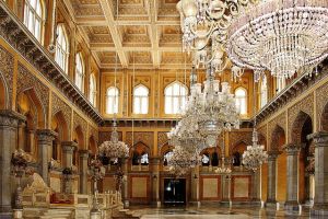 Extravagent Indian palace interior with chandeliers.jpg